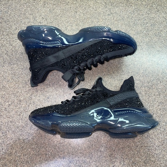 🆕 Steve Madden Maxima Trainers “Black Multi” Sneakers, 8.5 - Picture 3 of 12